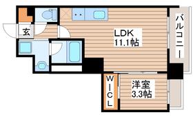 シーズンフラッツSENDAI EASTの間取り