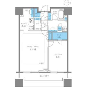 コンシェリア西新宿タワーズウエストの間取り