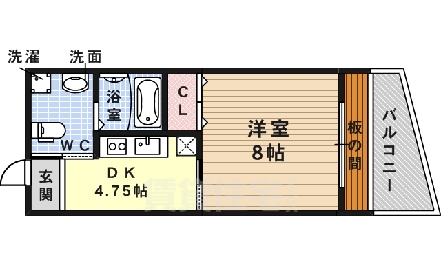 セレーノはびきのの間取り