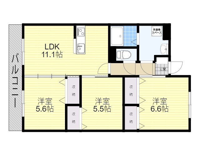 ＡＶＡＮＴＩ森町の間取り