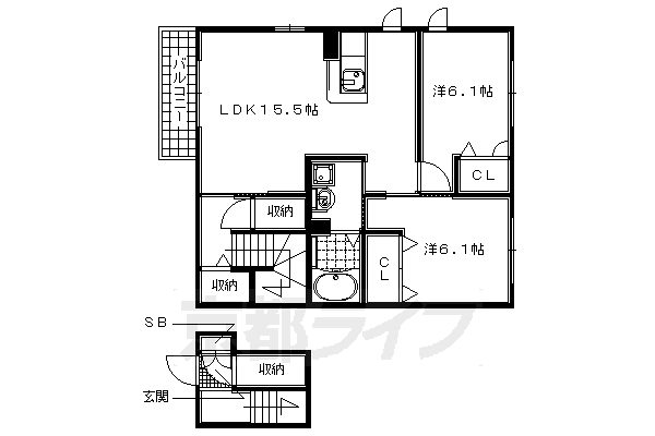 ベルフルールの間取り