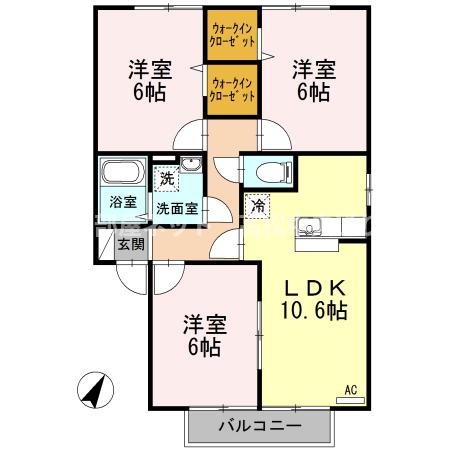 フォレスト C棟の間取り