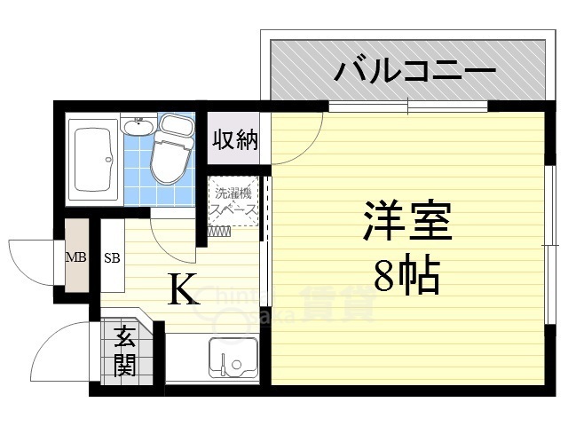 茨木市寺田町のマンションの間取り