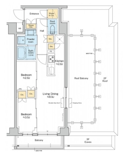 【RESIDENCE KOENJIの間取り】