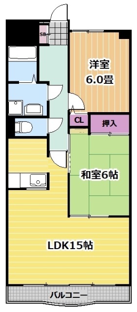 グリーンクレスト南山の間取り