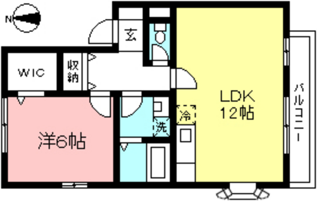 狛江市駒井町のアパートの間取り