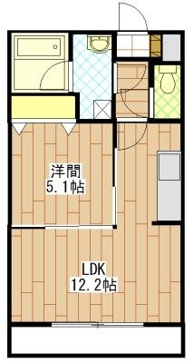 湖西市鷲津のマンションの間取り