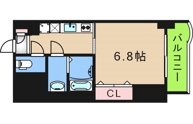 ラグゼ住之江の間取り