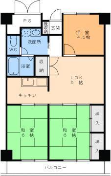 ライブタウン高砂の間取り