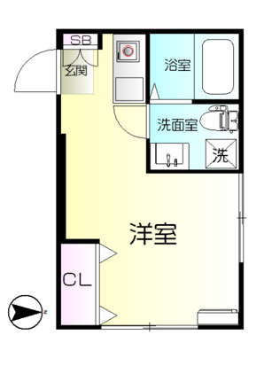 ダイヤモンドヒルズ阪東橋の間取り