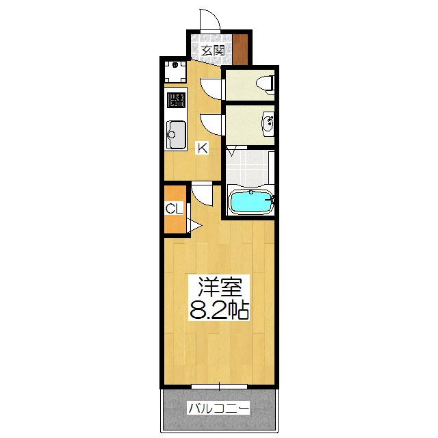 ベラジオ京都一乗寺IIの間取り