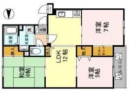 神戸市兵庫区平野町のアパートの間取り