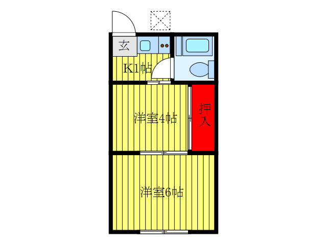 ミツミ荘の間取り