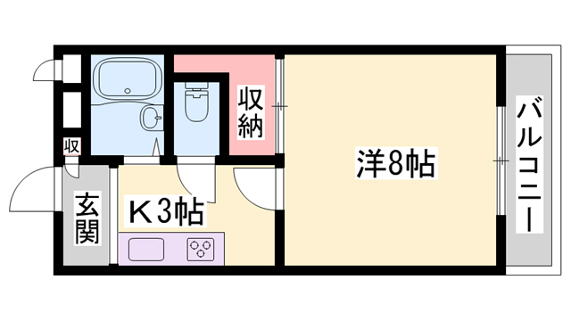 シャトレ壱番館の間取り