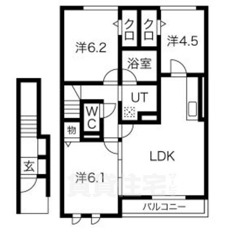 ヴェール桃山の間取り