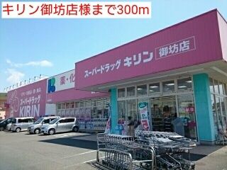 【御坊市藤田町吉田のアパートのドラックストア】