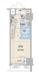 中央区日本橋大伝馬町のマンションの間取り