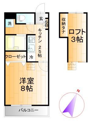 アクシオンハイツの間取り