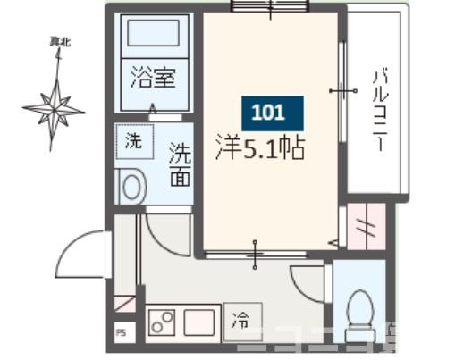 MELDIA八千代台北1丁目Bの間取り