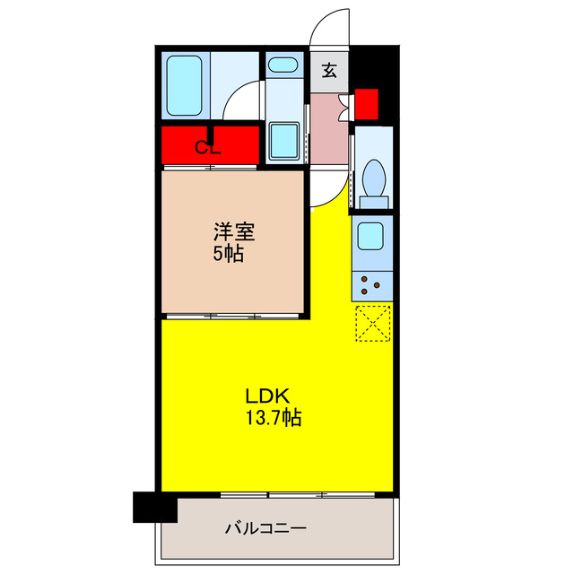 プレジオ御幣島ASIANの間取り