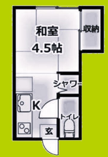 中川東アパートの間取り