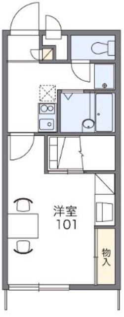 レオパレスコンフォール屋島の間取り