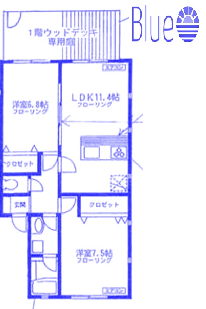 ノーブルスクエアＶの間取り