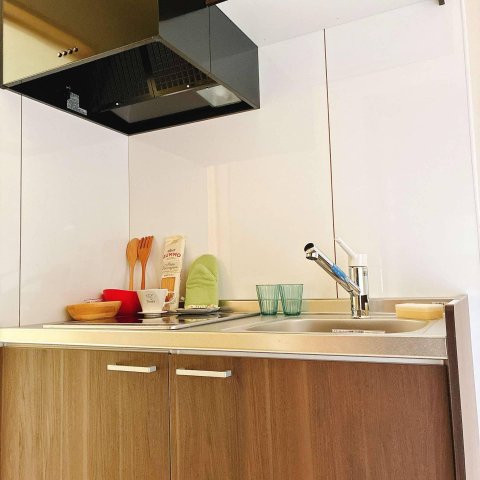 キッチン　2口コンロでIHですので、料理も楽しく出来ちゃいます！