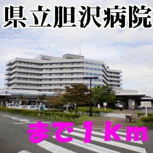 病院　胆沢病院（病院）まで1000m