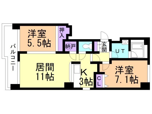ＭＳジュネスの間取り