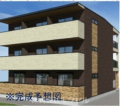 建物外観　最寄り駅徒歩圏内の新築です！