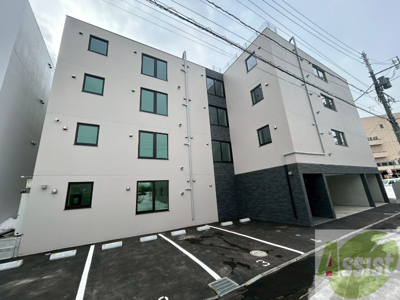 建物外観　札幌市北区北「ＬｅＣｌａｉｒＡｓａｂｕ」