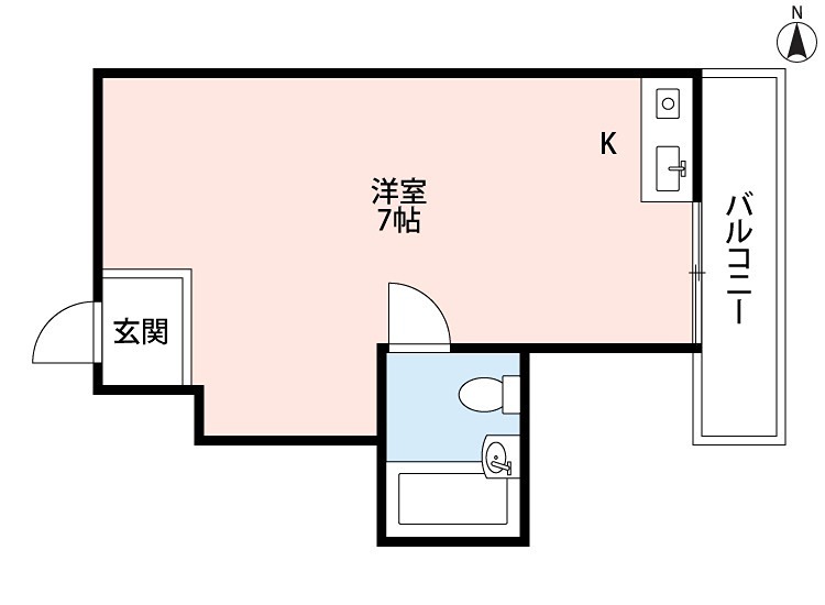 ハマンション伊加賀の間取り写真