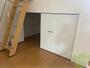 収納　ロフト下には収納があります。収納が目立たなくて良さそうですね