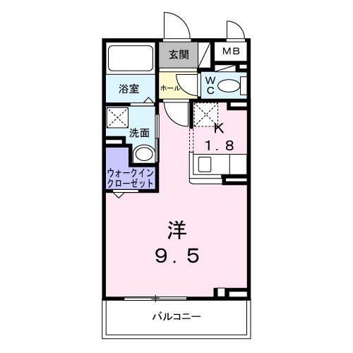埼玉高速鉄道 鳩ケ谷駅 徒歩6分 3階建 築1年の間取り写真