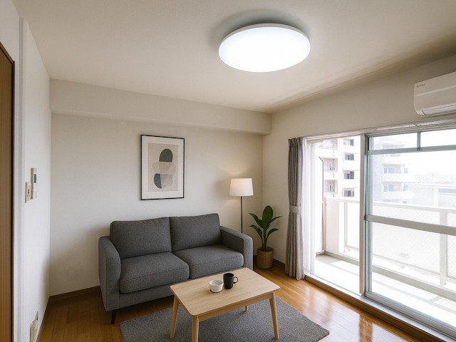 居室・リビング　CGで家具等を配置したもので家具等は含まれません。