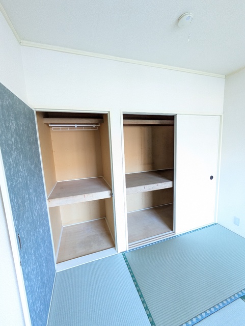 収納　６帖和室のたっぷり収納