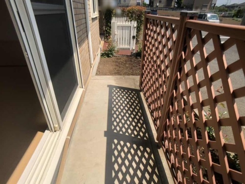 バルコニー　図面と現状に相違がある場合には現状を優先