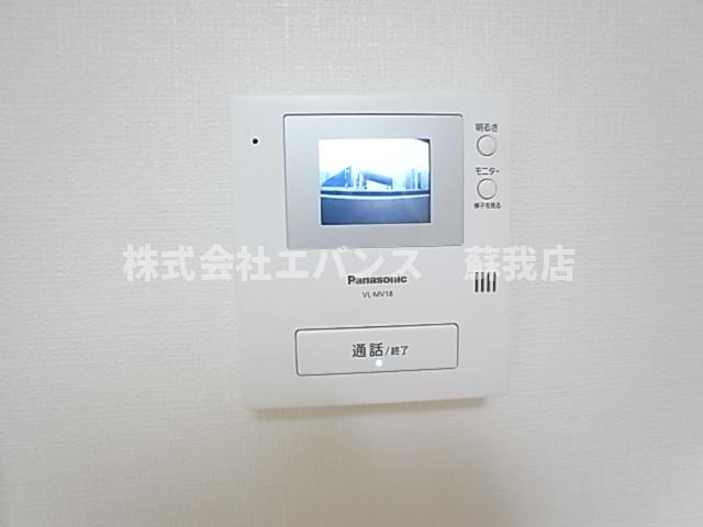 セキュリティ　モニター付きインターホンです