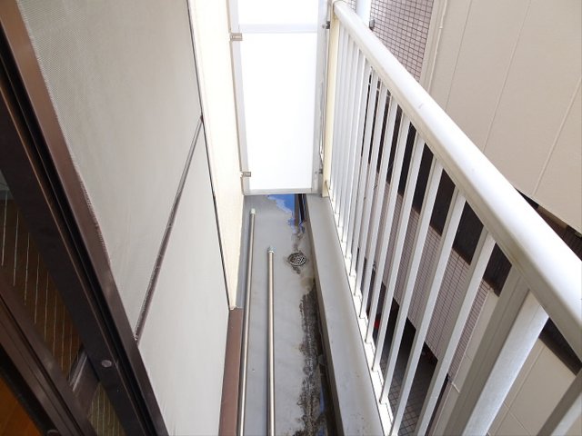 バルコニー　広々としたバルコニーです