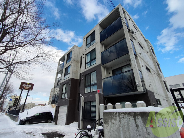 建物外観　札幌市東区北二十二条東「グランディーＮ２２」