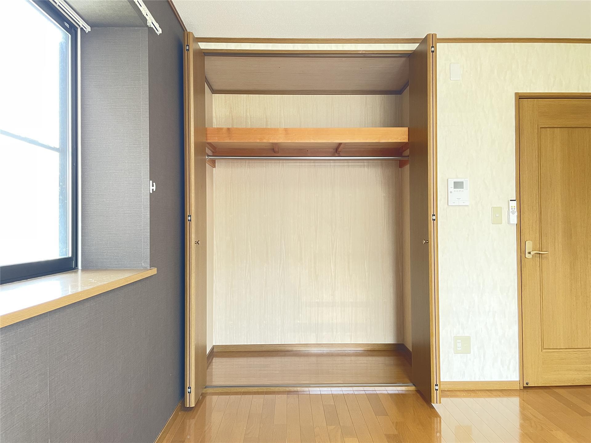 収納　大きなクローゼット収納があります！