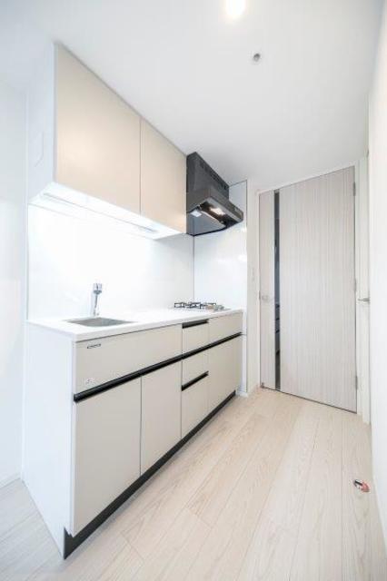 キッチン　2口ガスコンロ付システムキッチン