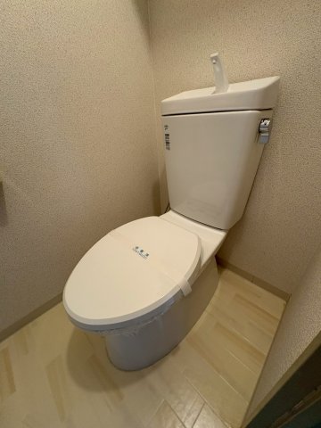 トイレ　落ち着いた色調のトイレです