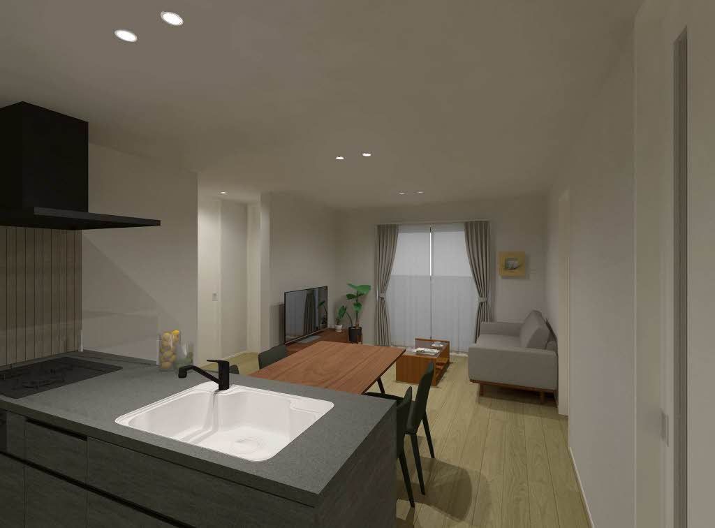 その他部屋・スペース　完成予想図／家具等は配置のイメージで物件に付属しておりません