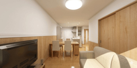 居室・リビング　※リノベーション後のイメージ画像です。