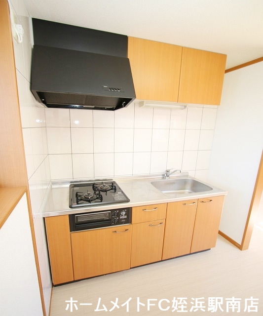 キッチン　★２口のシステムキッチン♪★参考写真