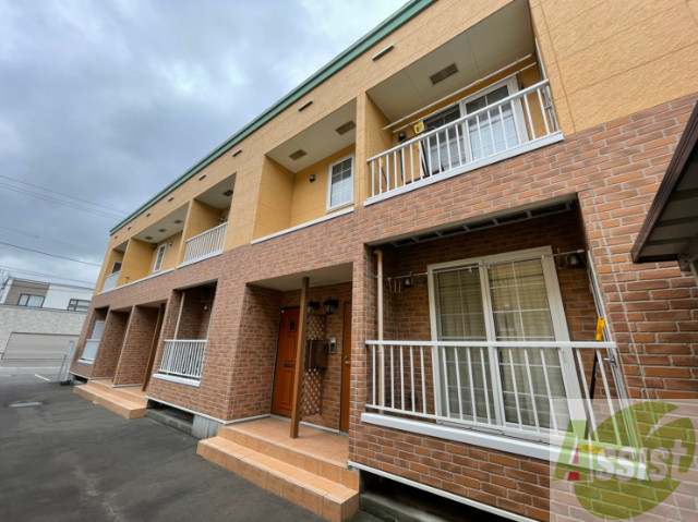 建物外観　札幌市北区新琴似七条「グランカナリヤ」