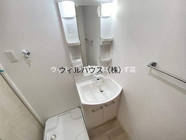 洗面設備　独立洗面台！