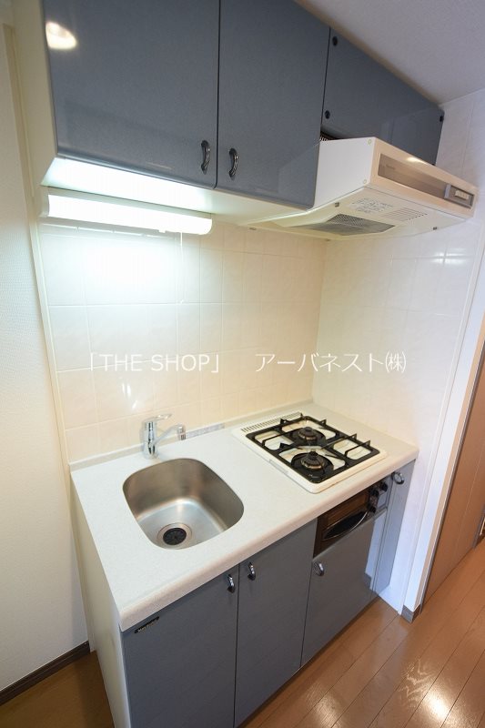 キッチン　グリル付き2口ガスキッチン